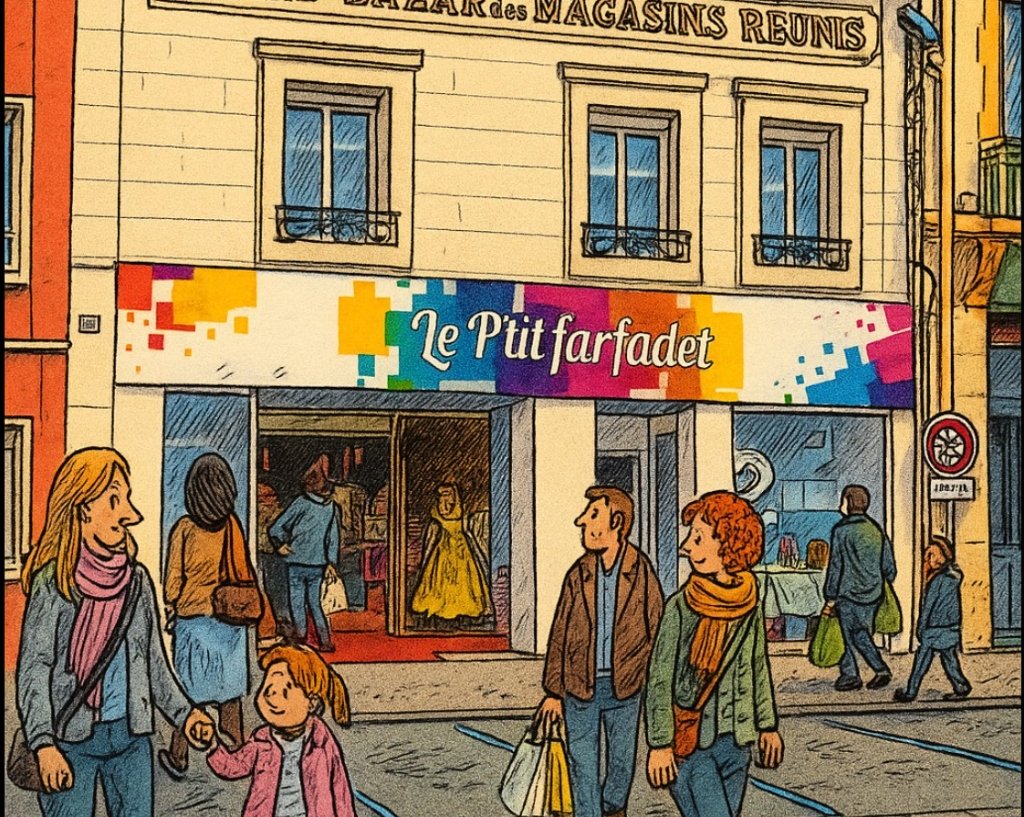 Façade du magasin Le P'tit Farfadet